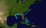 1885 Atlantic hurricane 6 track.png
