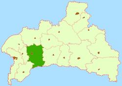 Location of Kobryn District