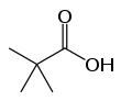 Pivalic acid.svg