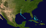 1937 Atlantic tropical storm 9 track.png