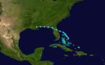 1936 Atlantic tropical storm 9 track.png