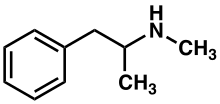 An image of the methamphetamine compound