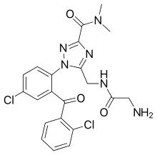 Rilmazafone structure.svg