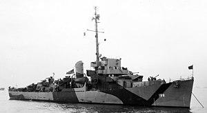 USS O'Neill (DE-188) at anchor off New York City (USA) on 3 February 1944 (BS 61274).jpg