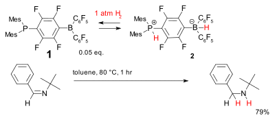 Metal free hydrogenation Phosphine Borane