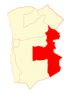 Map of Pica in Tarapacá Region