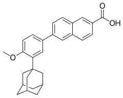 Adapalene structure.svg