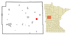 Location of Deer Creek, Minnesota
