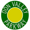 A highway marker for the DVP