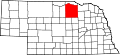 State map highlighting Holt County