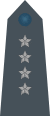 Rank insignia of kapitan of the Air Force of Poland.svg