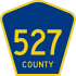 County Route 527 marker