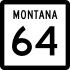 Montana Highway 64 marker