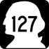 State Route 127 marker