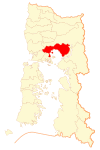 Location of the Puerto Montt commune in Los Lagos Region