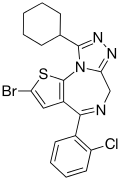 Ciclotizolam structure.svg