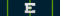 U.S. Navy Rifle Marksmanship Ribbon with "E" Device