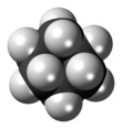 3D structure of a cyclohexane molecule
