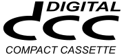 The DCC logo was inspired by that of the original Compact Cassette