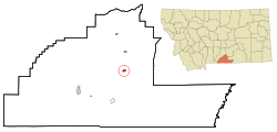 Location of Bridger, Montana