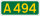 UK road A494.svg