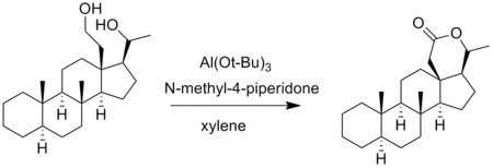 An Oppeneaur oxidation of diol