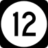 Delaware Route 12 marker