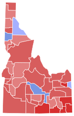 Idaho Senate Election Results by County, 2008.svg