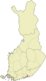 Location of Ruotsinpyhtää in Finland
