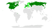 Map of G8 member nations and the European Union