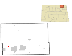 Location of Munich, North Dakota