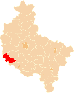 Location within the voivodeship