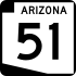 State Route 51 marker
