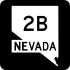 State Route 2B marker