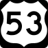 U.S. Route 53 marker