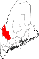 State map highlighting Franklin County