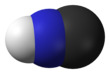 Hydrogen cyanide space filling