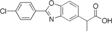 Benoxaprofen structure.png