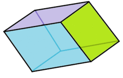 Flat golden rhombohedron.png