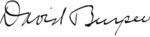 Signature of David Burpee.png