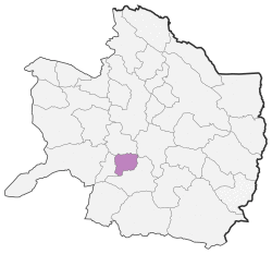 Location of Kashmar County in Razavi Khorasan province