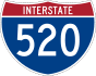 Interstate 520 marker