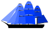 fully rigged ship sail plan