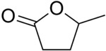 Skeletal formula of γ-valerolactone