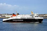 MV Loch Seaforth Departing Stornoway For Ullapool, 24 February 2015.jpg