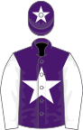 Purple, White star, sleeves and star on cap