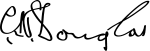 CH Douglas Signature.svg