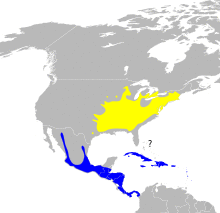 Parkesia motacilla map.svg