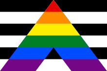 Flag design for straight allies