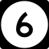 Mississippi Highway 6 marker